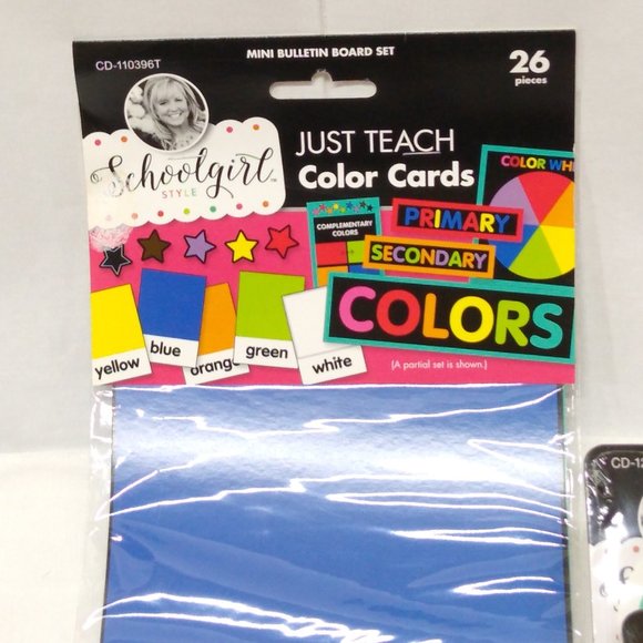 Schoolgirl Style Hello Sunshine Tassels Cut-Out (7) & Just Teach Color Cards (2) - Picture 5 of 9